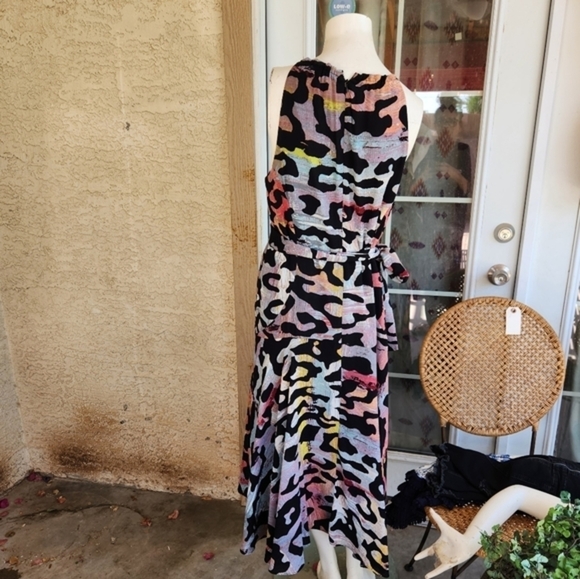 Rachel Rachel Roy Claudette Leopard Midi Dress - Picture 6 of 7